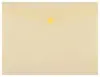Kuverta z gumbom pp Donau C5 240x186mm rumeno prozorna-2
