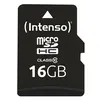 Spominska kartica Micro Secure Digital  16GB INTENSO Class10 SDHC + Adapter-2