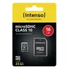 Spominska kartica Micro Secure Digital  16GB INTENSO Class10 SDHC + Adapter-0