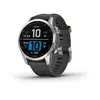 Pametna ura GARMIN Fenix 7S Srebrna z grafitno sivim pasom-0