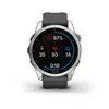 Pametna ura GARMIN Fenix 7S Srebrna z grafitno sivim pasom-4