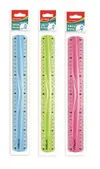Ravnilo PVC 30cm fleksibilno Keyroad mix 3 barve-2