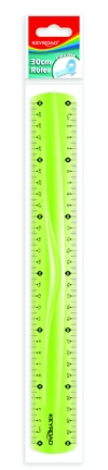 Ravnilo PVC 30cm fleksibilno Keyroad mix 3 barve-3