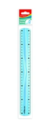 Ravnilo PVC 30cm fleksibilno Keyroad mix 3 barve-0