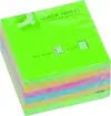 Lističi samolepilni 76x76mm  6x 75 listov Q-Connect Ultra rainbow KF02515-1