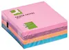 Lističi samolepilni 76x76mm 320 listov Q-Connect KF02514 mešani intenzivni-1