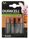 Baterija DURACELL polnilna AA 1300mAh 4/1-2