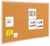 Tabla iz plute stenska 40x30cm Bi-Office natur leseni okvir-0