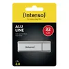 USB 2.0 Flash drive  32GB INTENSO Alu Line - silver-0