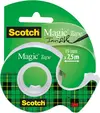 Lepilni trak pisarniški 19/7,5 nevidni Scotch 3M Magic na stojalu-1