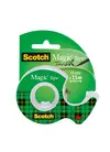 Lepilni trak pisarniški 19/7,5 nevidni Scotch 3M Magic na stojalu-0