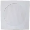 Etui za 1 CD papirnati bel s preklopom in oknom  125x125mm-1