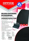 Platnice za spiralno vezavo reliefni karton A4 250gr 100/1 črne-0