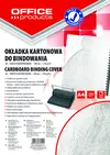 Platnice za spiralno vezavo reliefni karton A4 250gr 100/1 bele-0