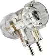 Razdjelnik-T 2-struki 250V transparentni-1