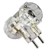 Razdjelnik-T 2-struki 250V transparentni-0