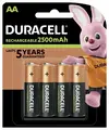 Baterija DURACELL polnilna AA 2500mAh 4/1-0