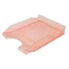 Predalnik PVC 346x254x60mm Office products prozorno rdeč-0