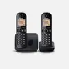 Telefon PANASONIC KX-TGC212FXB brezžični - Black TwinPack-1