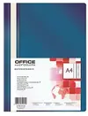 Mapa s kovinsko sponko PVC A4 1/1 temno modra-1