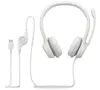 Slušalke+mikrofon LOGITECH H390 USB - bijele-1