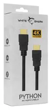 Kabel HDMI tip A-M<=>HDMI tip A-M  2m 4K 60Hz z mrežo - WHITE SHARK-1