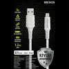 Kabel Lightning USB-A MAXMOBILE UDC3028 kevlar QC 3A MFI 1.2m bijeli-0
