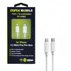 Kabel Lightning USB-C MAXMOBILE DATA PD 3A 20W 1.5m bijeli-0