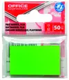 Zastavica 25x43mm 50 listov film polprozoren Office products zelena-0