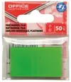 Zastavica 25x43mm 50 listov film polprozoren Office products zelena-1