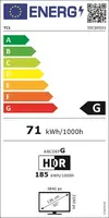 TV TCL 50C805, Mini-LED, QLED, 50", 140cm, UHD, Google TV-3