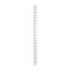 Spirala PVC za vezavo do 280 listov 32mm 50/1 ovalna bela-0
