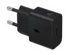 Adapter za napajanje SAMSUNG - hišni polnilec USB Type-C 25W GaN, hitri, bel, BLISTER-1