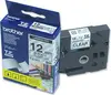 Trak BROTHER 12mm črn izpis na prozornem traku - TZE131-1