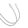 Kabel USB tip A-C<=>USB tip C-M  1.0m - XIAOMI QC 6A - bel pleteni-1