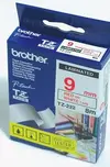 Trak BROTHER  9mm rdeč izpis na belem traku - TZE222-0