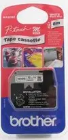 Trak BROTHER 12mm črn izpis na belem traku MK231BZ - THERMODESTRUCTIVE-0