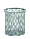 Lonček za pisala iz žice fi 90x100mm JS802 srebrn-0