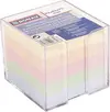 Kocka PVC s papirjem  9,2x9,2x8cm Donau 7491001-99 pastel papir-1