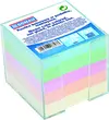 Kocka PVC s papirjem  9,2x9,2x8cm Donau 7491001-99 pastel papir-0