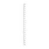 Spirala PVC za vezavo do 120 listov 16mm 100/1 okrogla bela-2