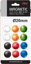 Magneti premer 20mm Deli 7824 12/1 mešane barve-2