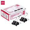 Sponka za spise kovinska 19mm Deli 9545A/38565 12/1 črna-0