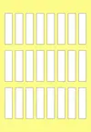 Etiketa slip  50x12mm 1/1-0
