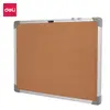Tabla iz plute stenska  60x45cm Deli E39052 aluminijast okvir-0
