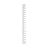 Spirala PVC za vezavo do 210 listov 25mm 50/1 okrogla bela-0
