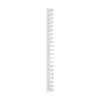 Spirala PVC za vezavo do 210 listov 25mm 50/1 okrogla bela-1