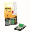 Zastavica 25,4x43,2mm 50 listov film polprozoren 3M 680-3 zelena-1