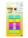 Zastavica 43,1x11,9mm 5x20 listov film polprozoren 3M 683-5CB blister 5 barv-1