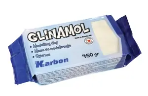 Modelirna masa 450gr Eurokarbon bela Modelirna masa 450gr Eurokarbon bela